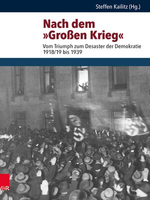 cover image of Nach dem »Großen Krieg«